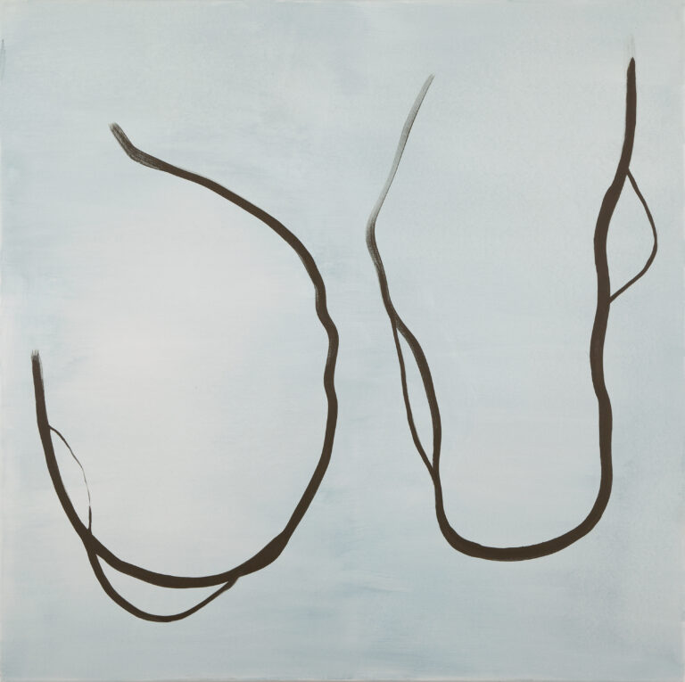 Ode an die Taube, 2023, Acryl auf Leinwand, 100x100cm